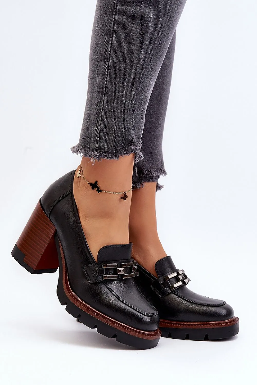 Block heel pumps model 193386 Step in style High Heels And Foot Pain