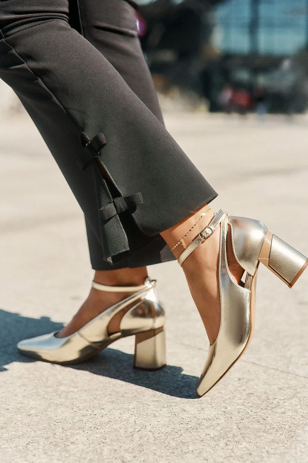 Hoof Heel Shoes Block heel pumps