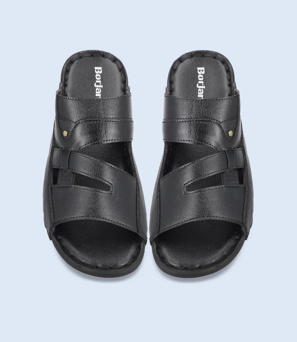 BM4925-BLACK-Men Slippers 9 West Slippers