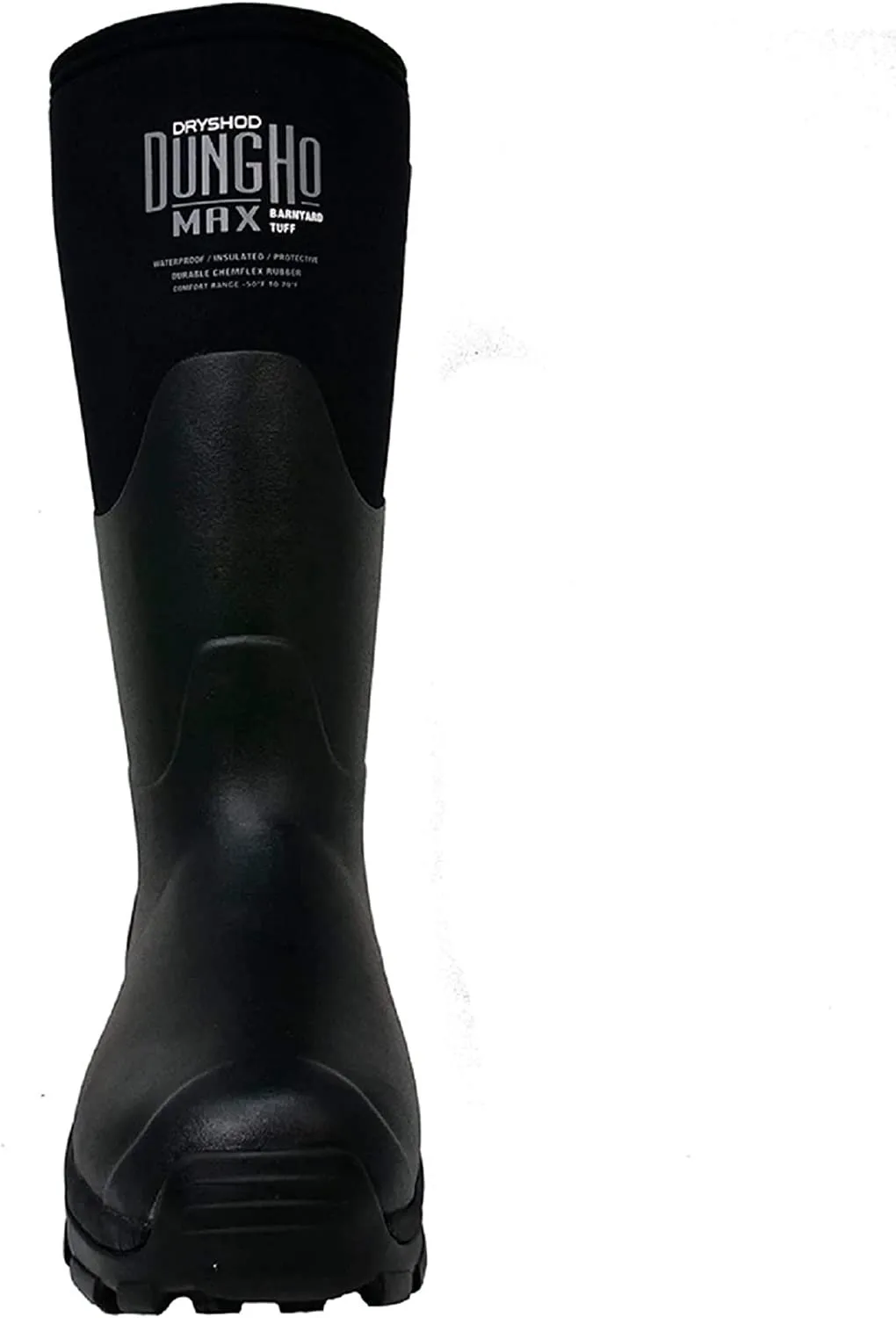 Dryshod Men's Dungho Max Gusset Extreme-Cold Conditions Waterproof Boot, Black Adidas Grey Suede Shoes