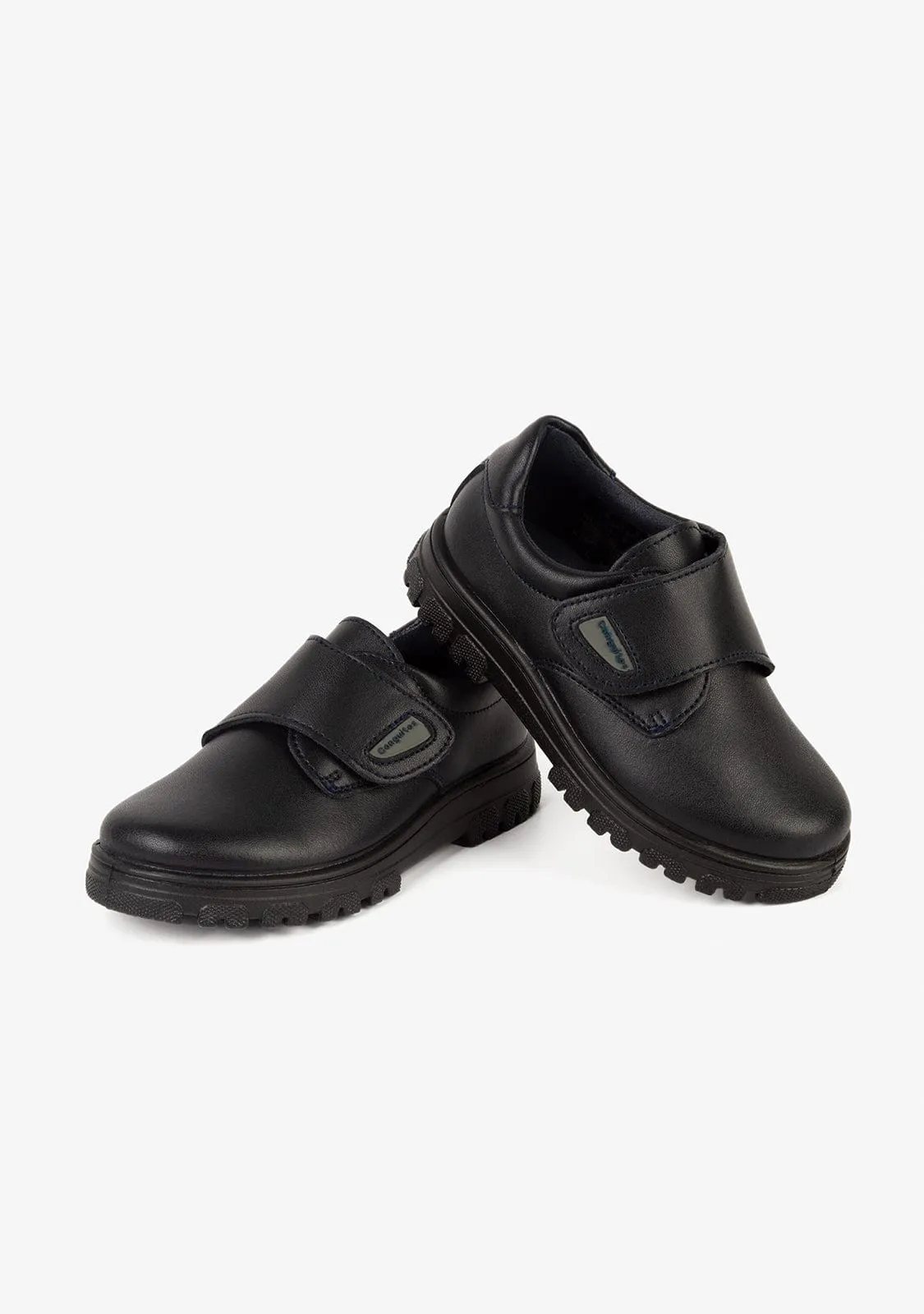 Asics Gel Lyte V Running Shoes Boy's Navy Lug Sole Washable Leather School Shoes