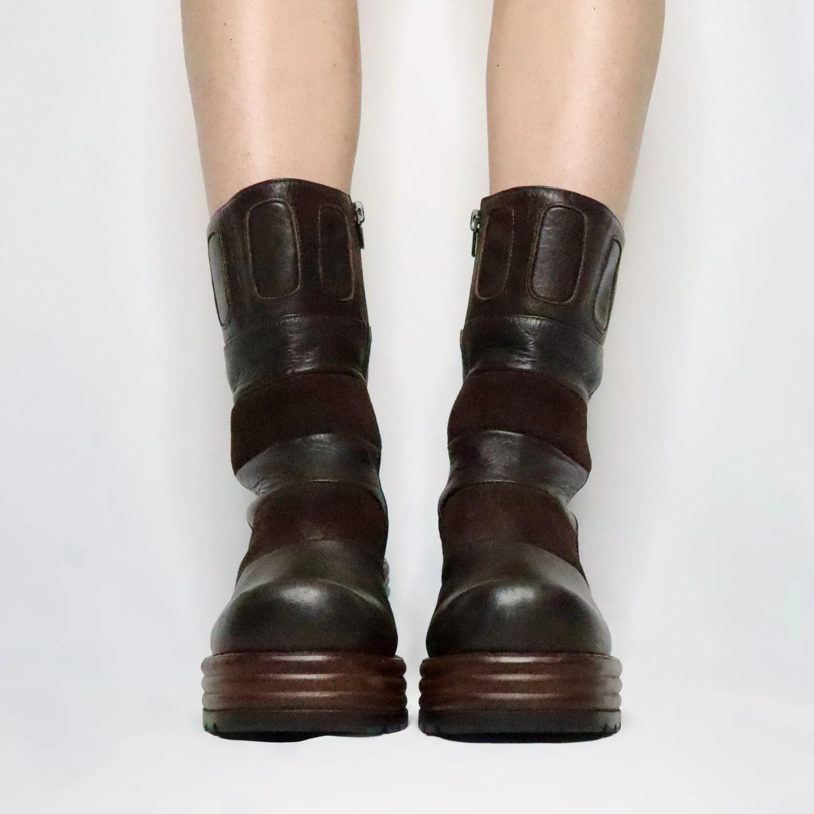 Adidas Woven Shoes Brown Platform Boots(7 US)