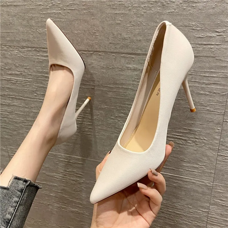 Butterfly French Style Stiletto Heel Volleyball Shoes Asics