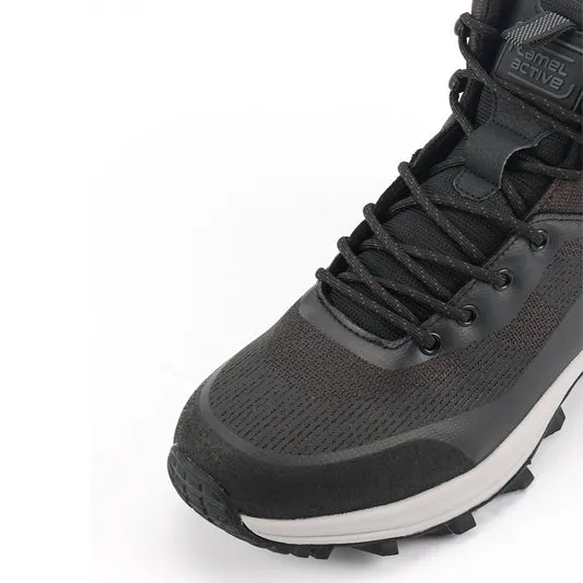 camel active High Cut Microfiber Boots Men Dark Coffee GRAZOR-882450-WA1SV-35 Boots Alligator