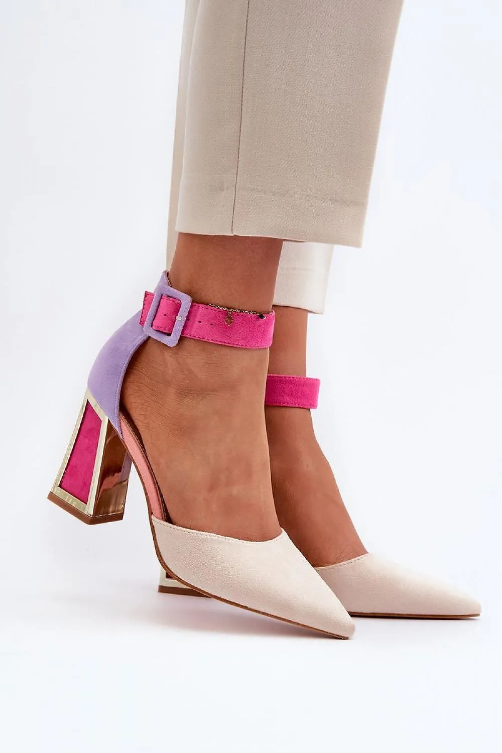 Block heel pumps model 195588 Step in style Image Of A High Heel Shoe