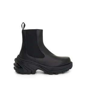 Chelsea Boot with Removable Sole in Black Cheerleader Boots