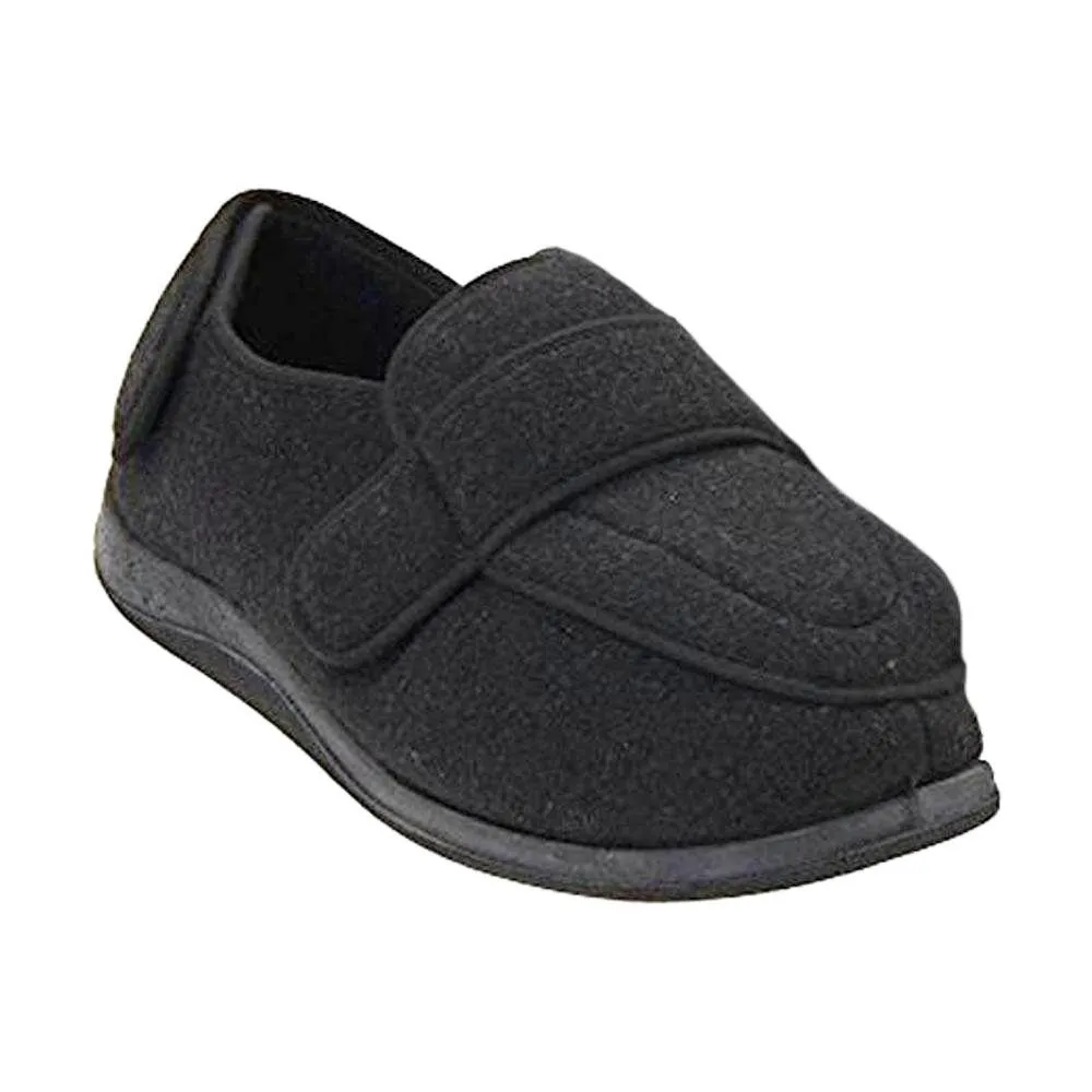 Eva Sole Slippers Sale Foamtreads Physician Extra Wide Slipper Black (Women's)