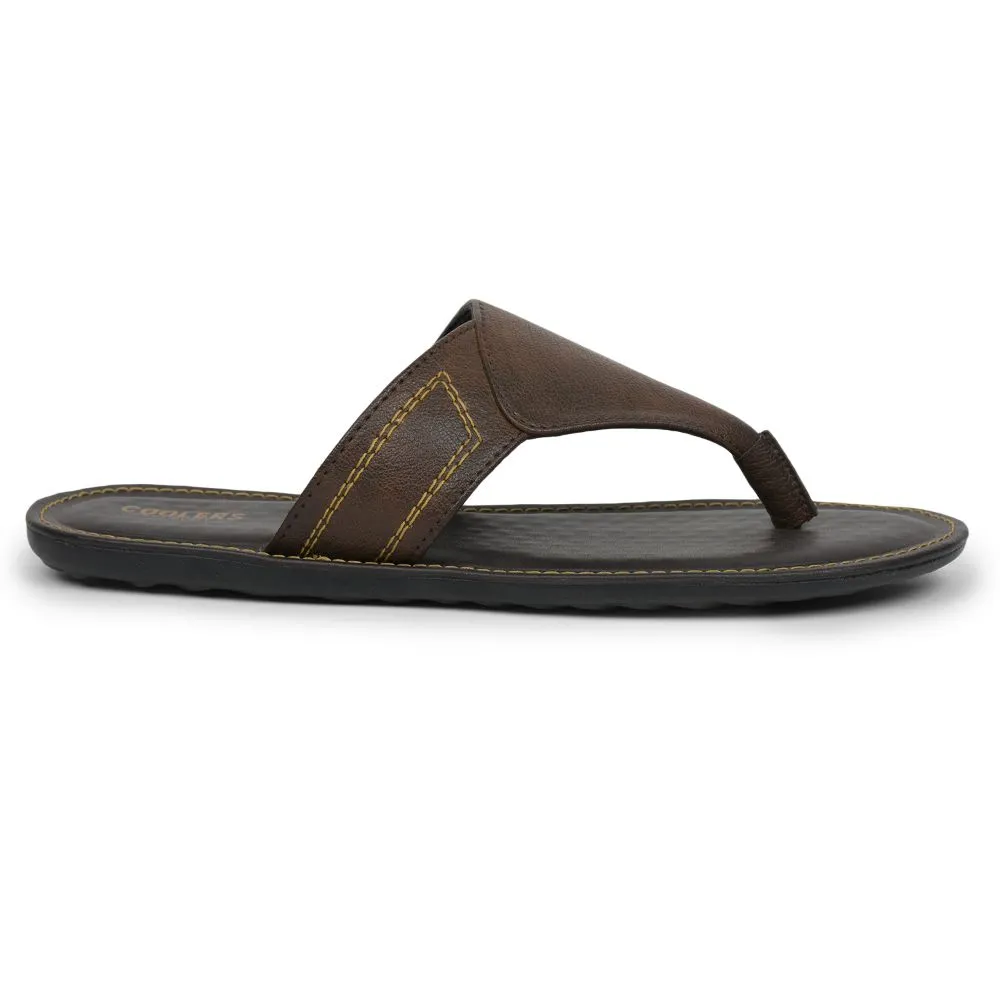 Kaegreel Slippers Coolers Casual Brown Slippers For Men AVN-15 By Liberty