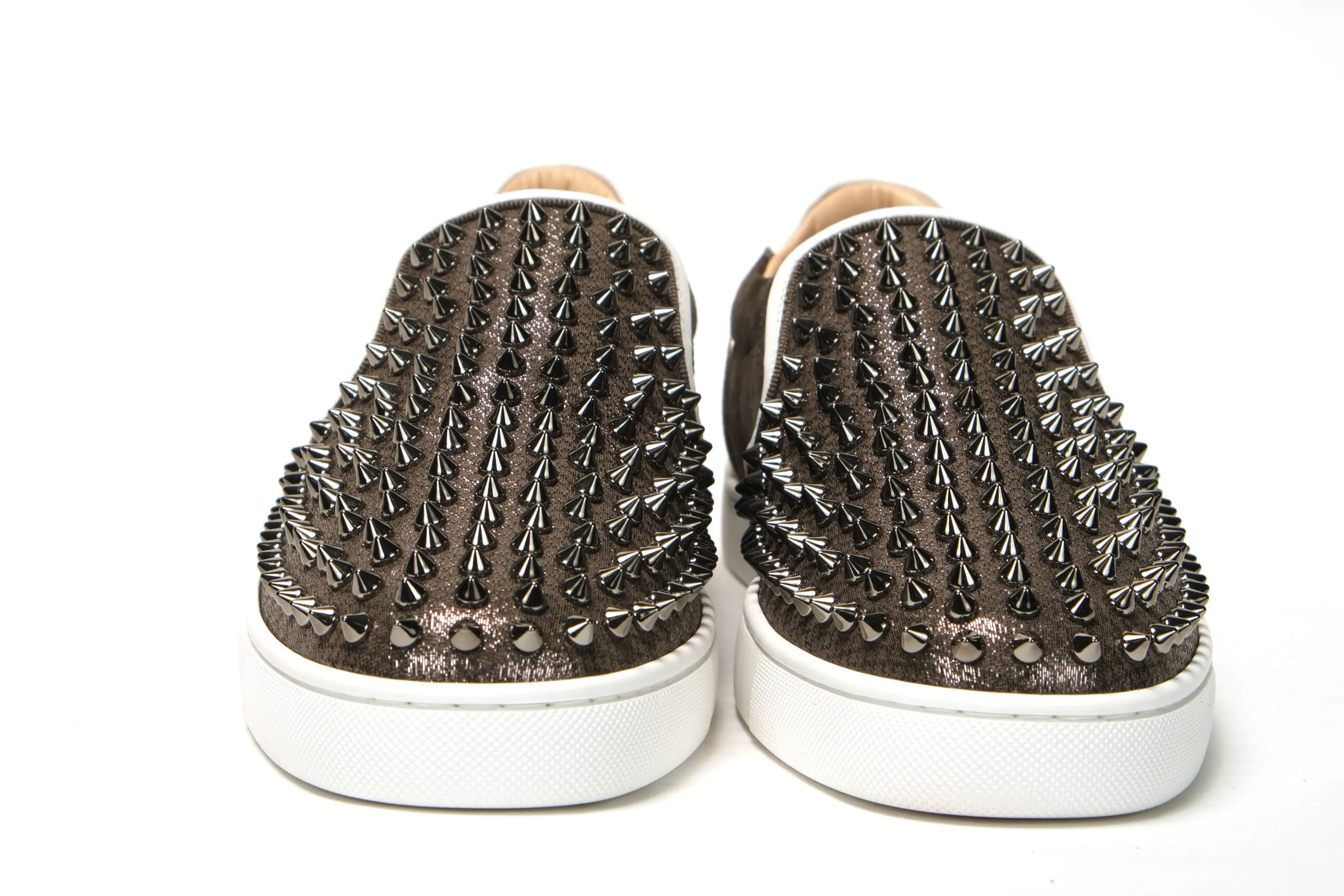 Christian Louboutin Alpino Version Sailor Boat Orlato Spikes Flat Shoes Jeweled Loafers