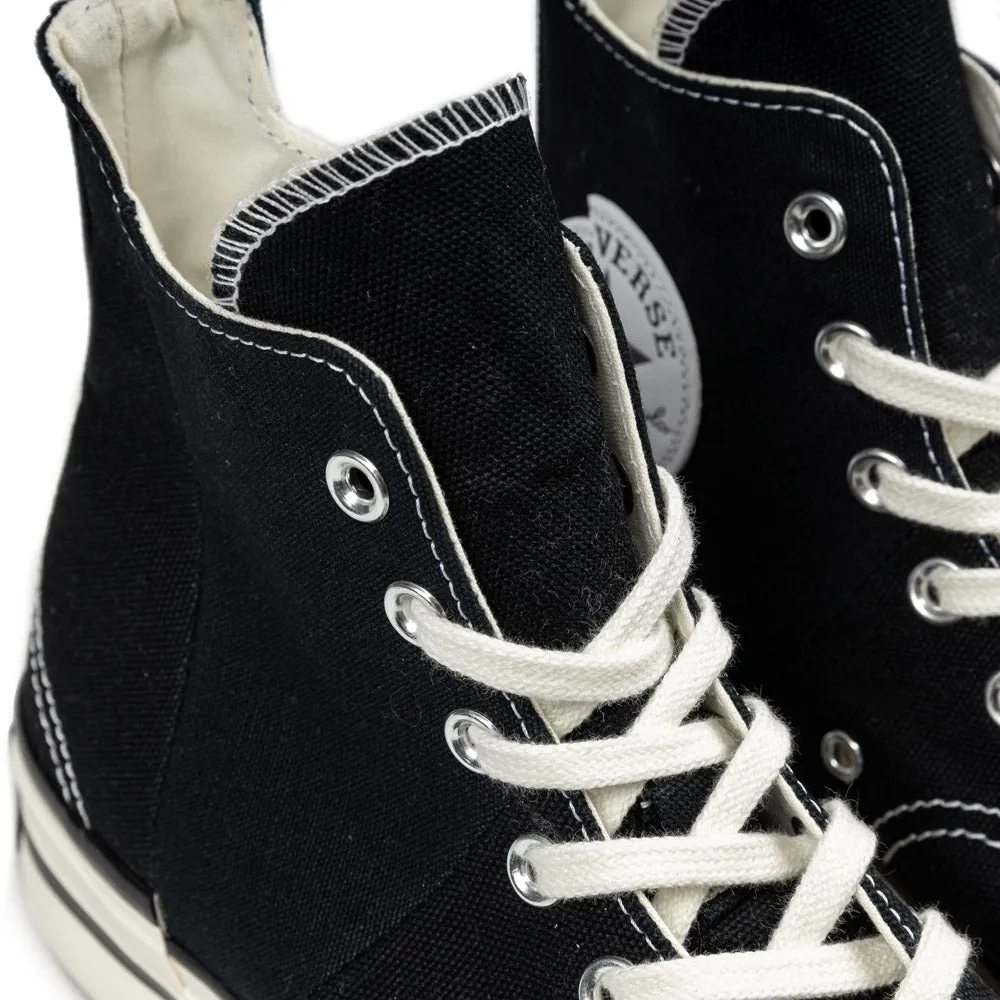 Chuck 70 Plus Hi | Black Asics Leather Tennis Shoes