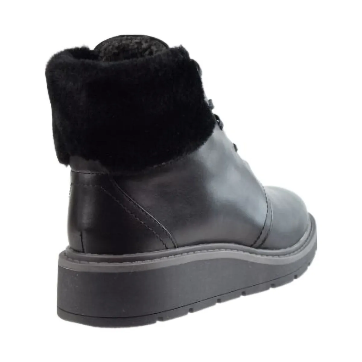 Clarks Andie Go Women's Shoes Black Leather Asics Game Ff Tennis Shoe Review