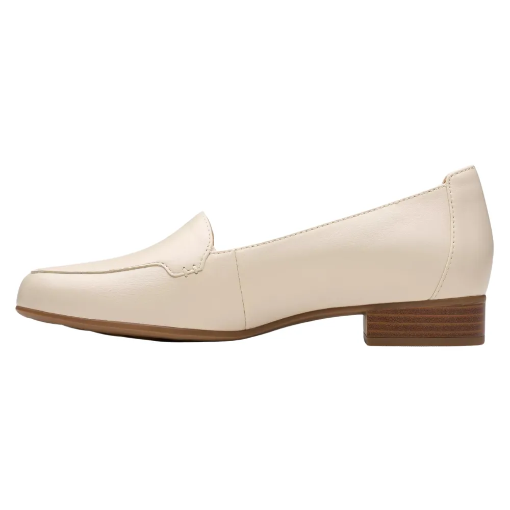 Clarks Krystine Lily Cream Leather Loafer (Women's) 1953 Loafers
