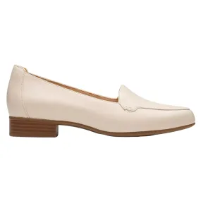 Clarks Krystine Lily Cream Leather Loafer (Women's) Loafers Dillards