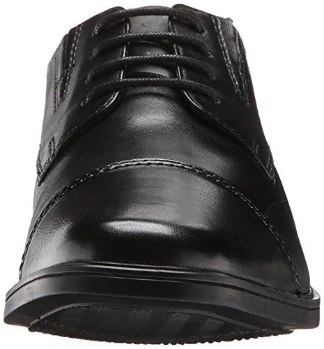 Clarks Men's Tilden Cap Oxford, Black Leather, 10.5 M US Asics Tennis Shoes Explained