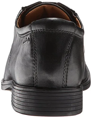 Clarks Men's Tilden Cap Oxford Shoe,Black Leather,9 M US Similar Shoes To Asics Gel Kayano