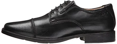 Clarks Men's Tilden Cap Oxford Shoe,Black Leather,9 M US Asics Running Shoes Online