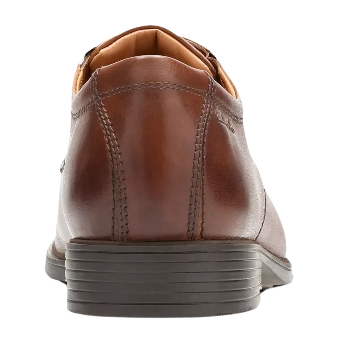 Clarks - Men's Tilden Walk "Dark Tan Leather" - Brown Asics Slip On Walking Shoes