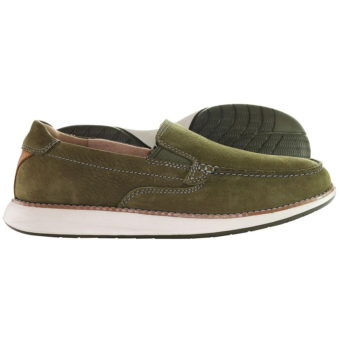 Clarks Un Pilot Step Mens Green Shoes Asics Strap Shoes