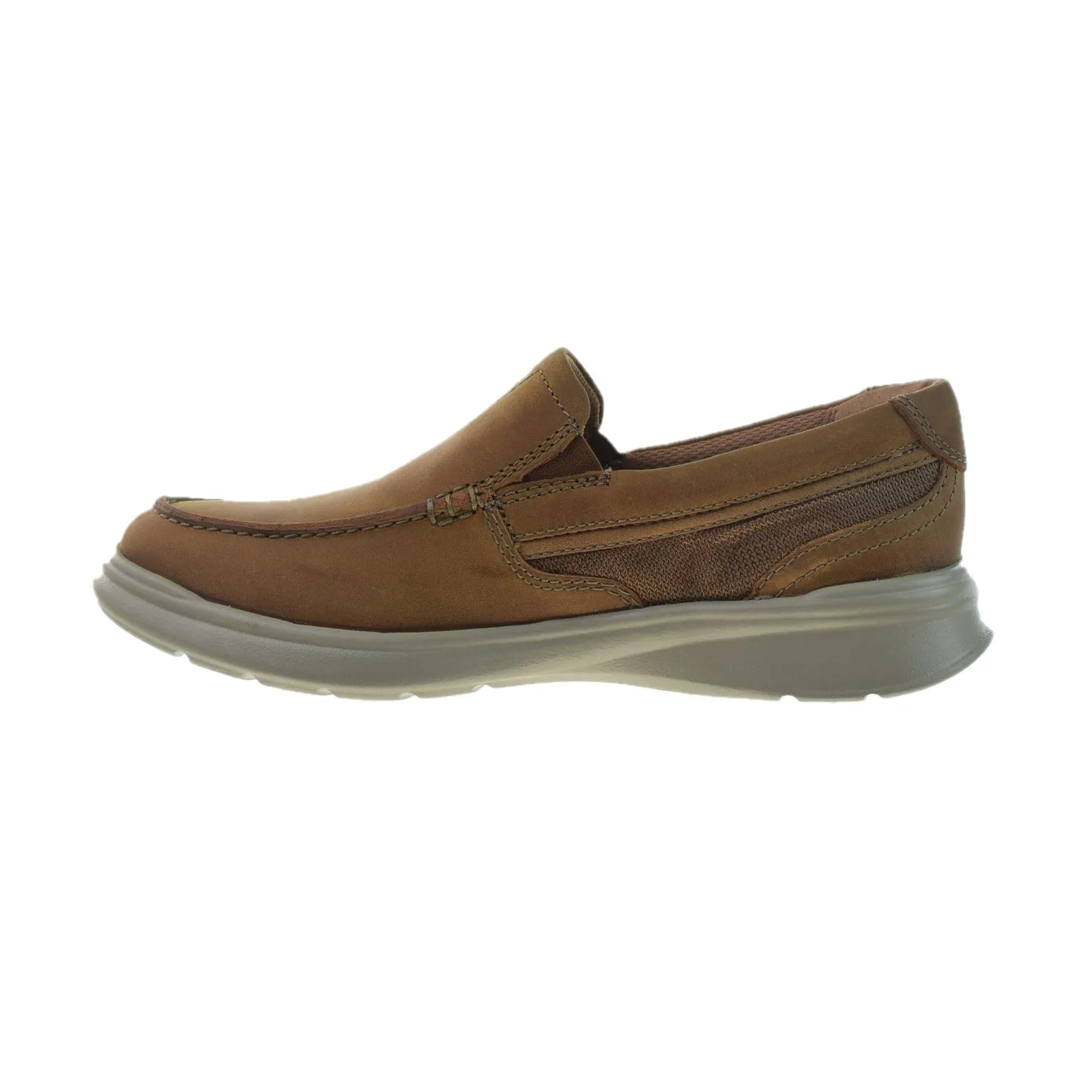 Clarks Cotrell Easy (Wide) Men's Loafers Tan Combi Moccasins And Loafers