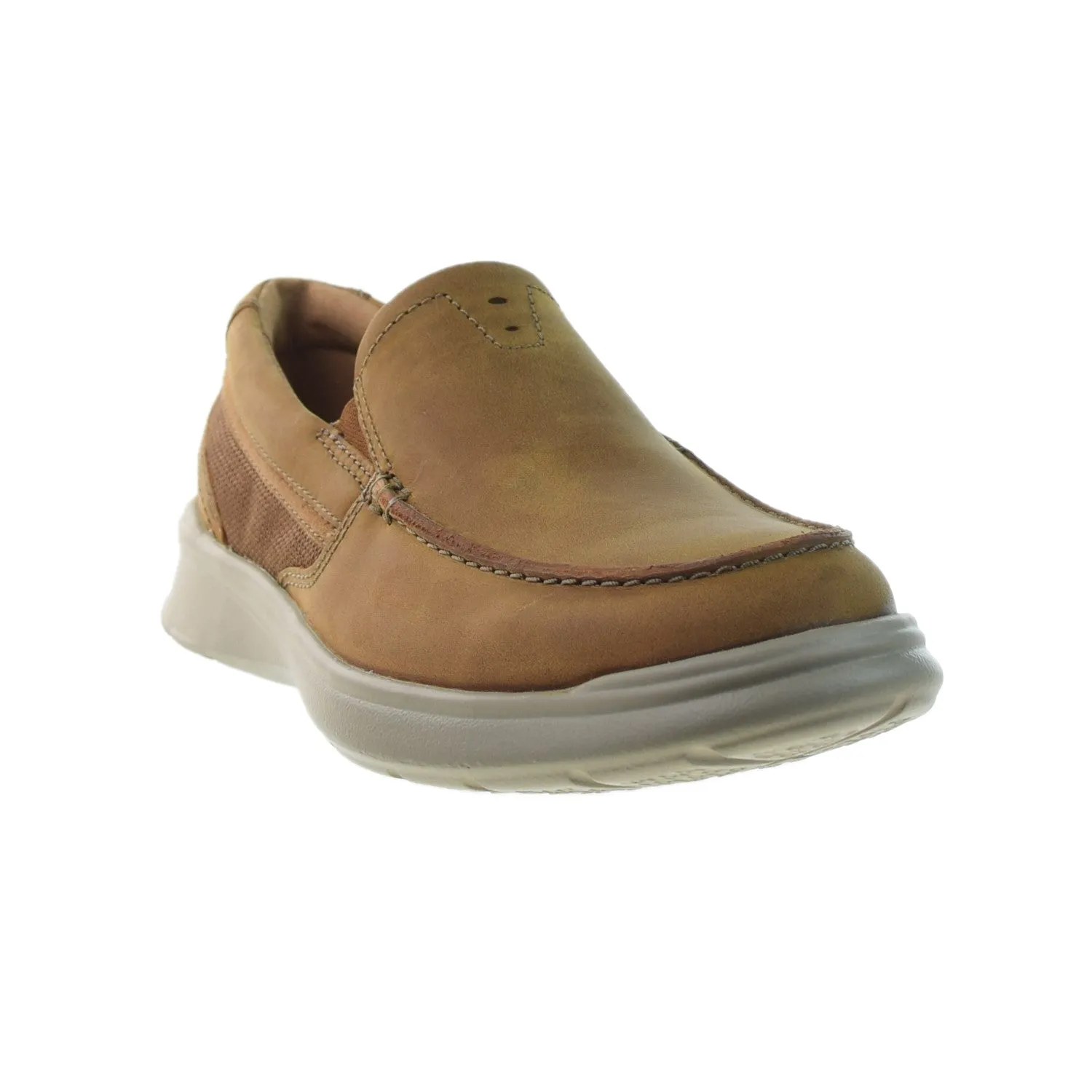 Designer Heeled Loafers Clarks Cotrell Easy (Wide) Men's Loafers Tan Combi