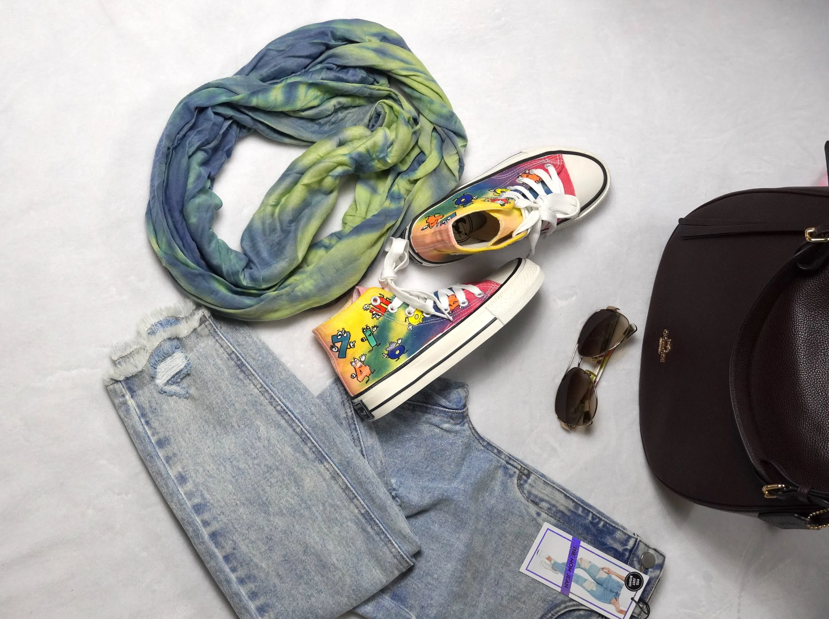 Classic convas  Tie Dye Shoes Asics New Shoes