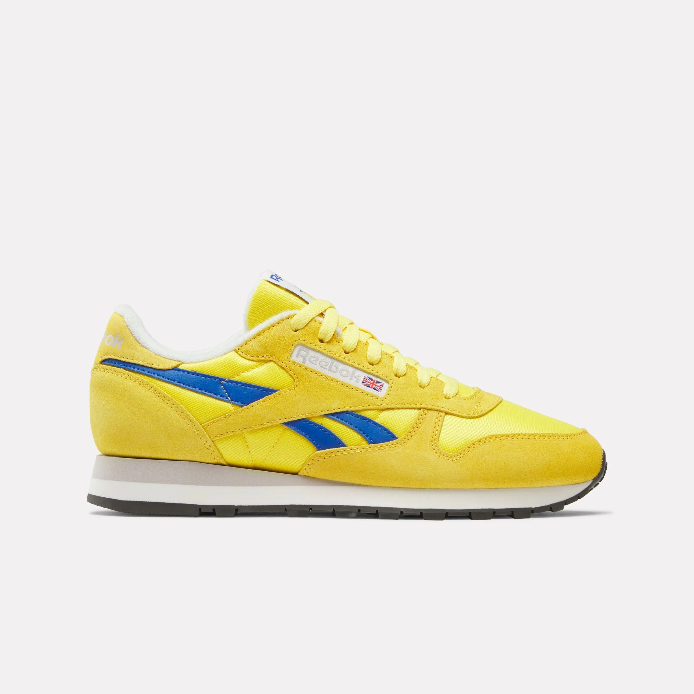 Classic Leather Golden Haze/Blue/Chalk Asics Solution Speed Flytefoam 3 Tennis Shoe