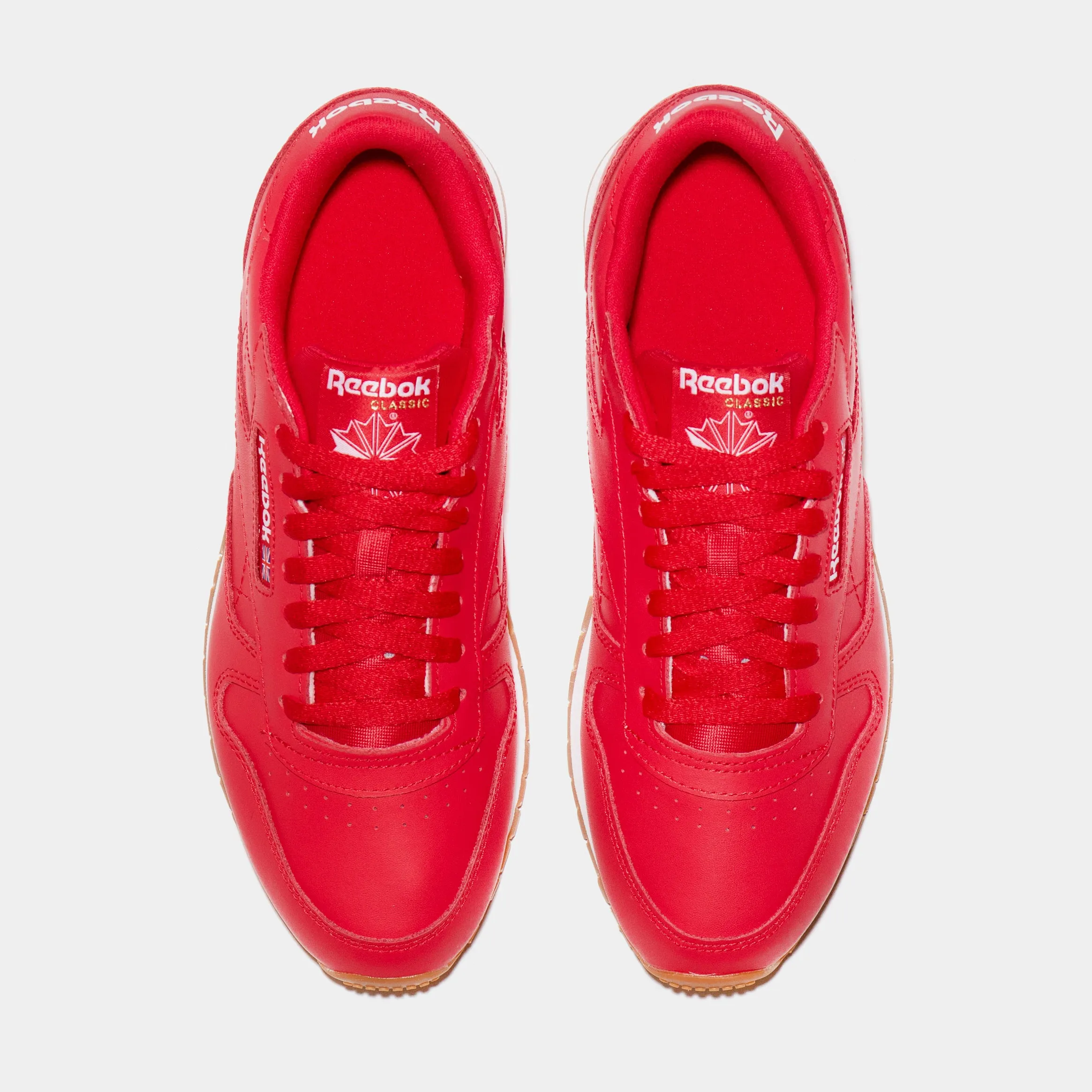 Classic Leather Mens Lifestyle Shoes (Red) Asics Shoes Latest Model