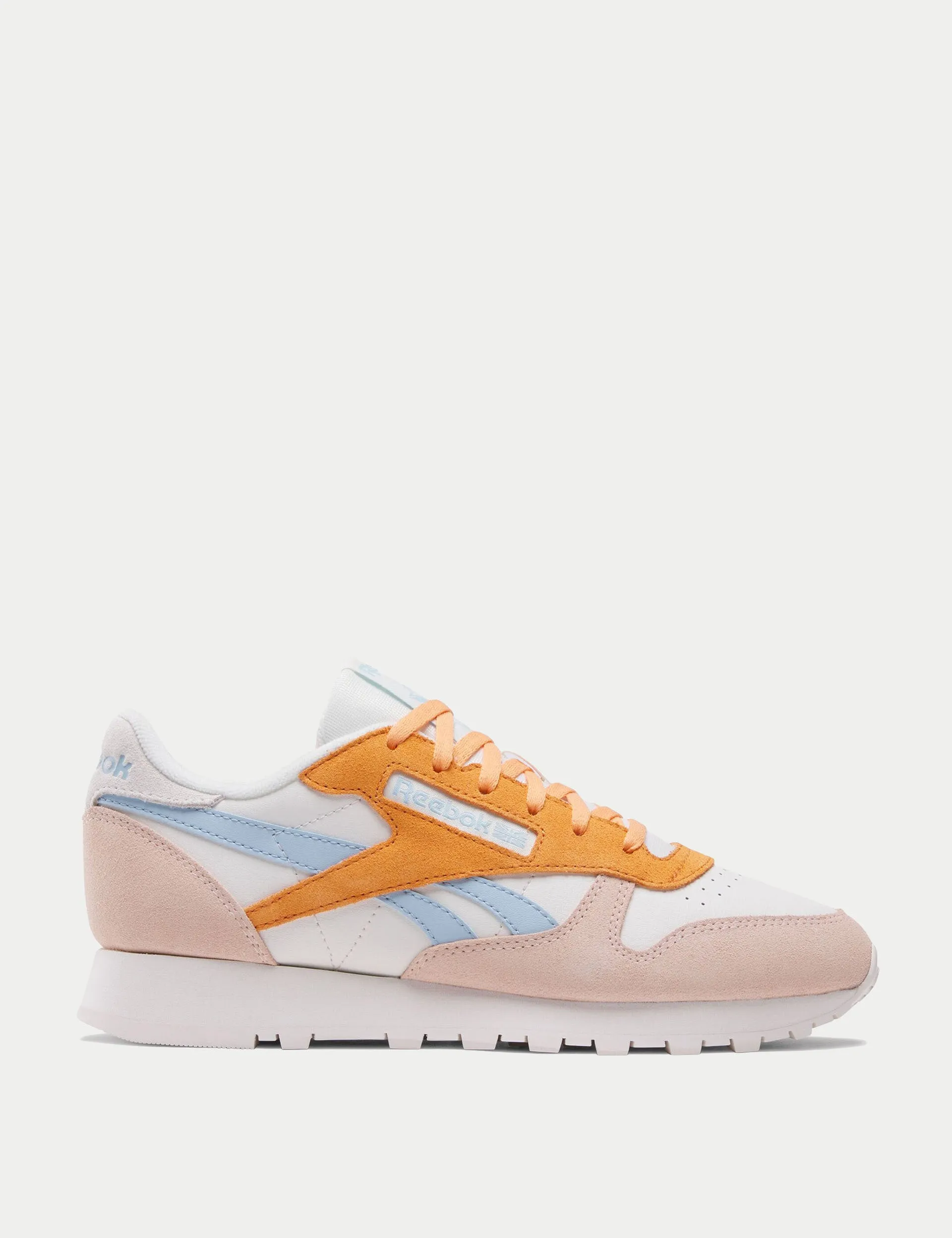 Purchase Asics Shoes Classic Leather Shoes - Chalk/Washed Clay/Soft Blue