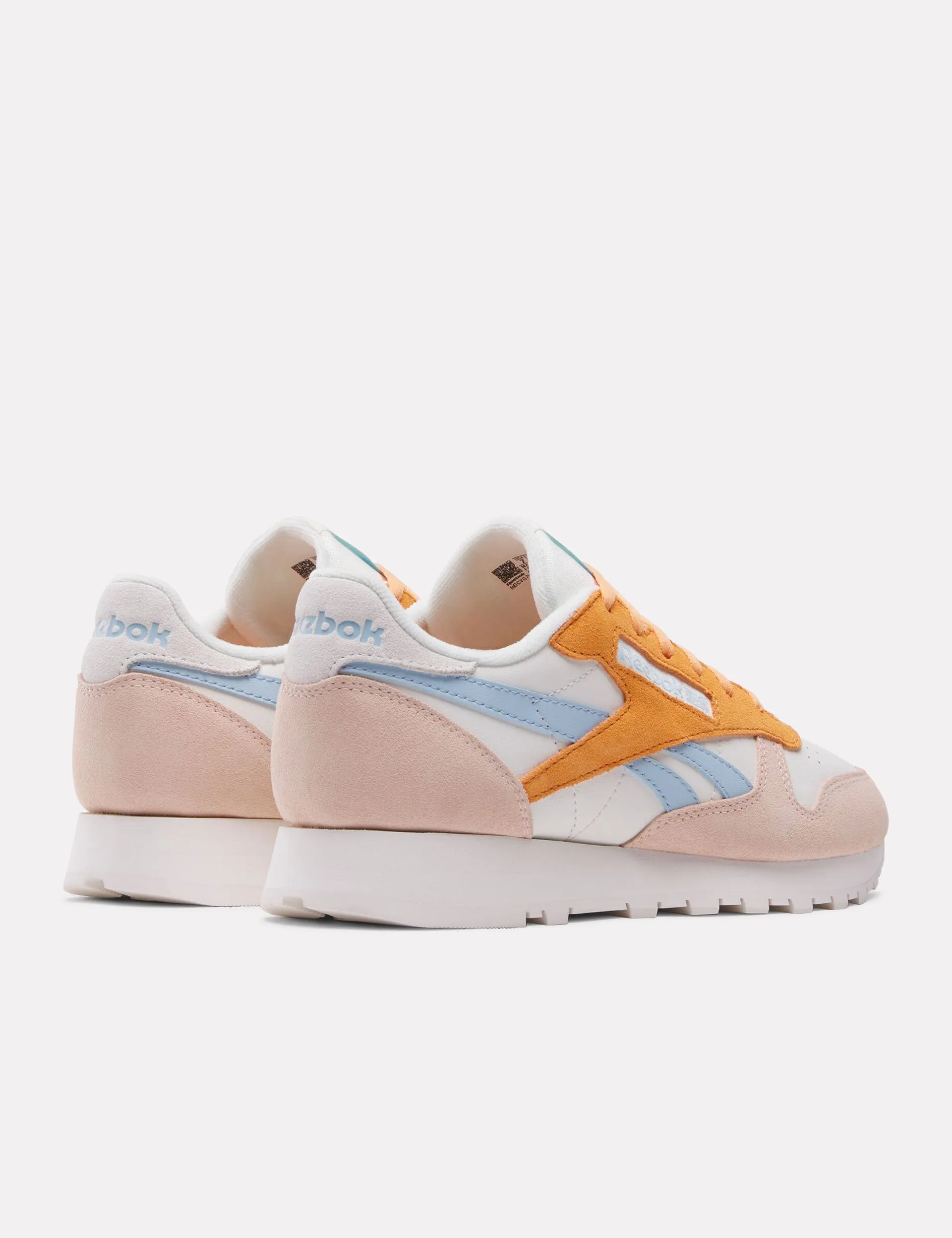 Classic Leather Shoes - Chalk/Washed Clay/Soft Blue Asics Volleyball Shoes Usa
