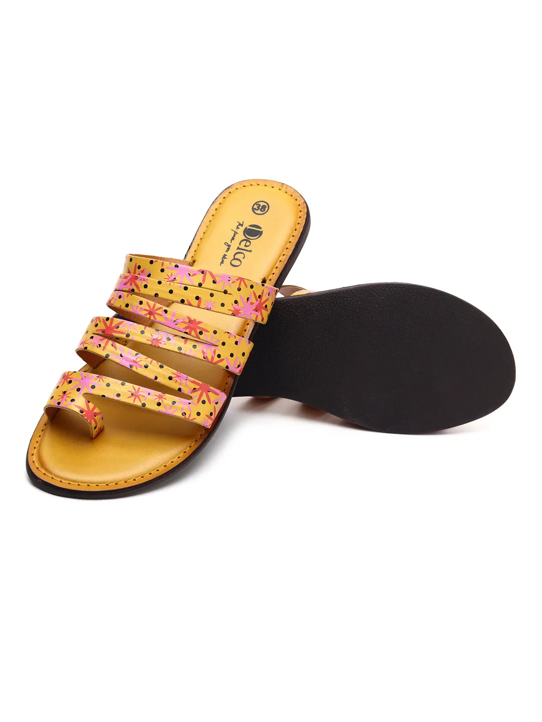 Flat Shoes Trampling Classic Leather Slip-On Chappals