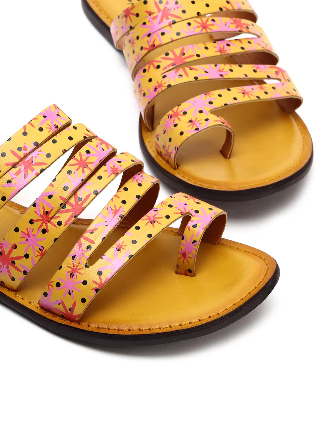 Hiking Shoes For Flat Feet Classic Leather Slip-On Chappals