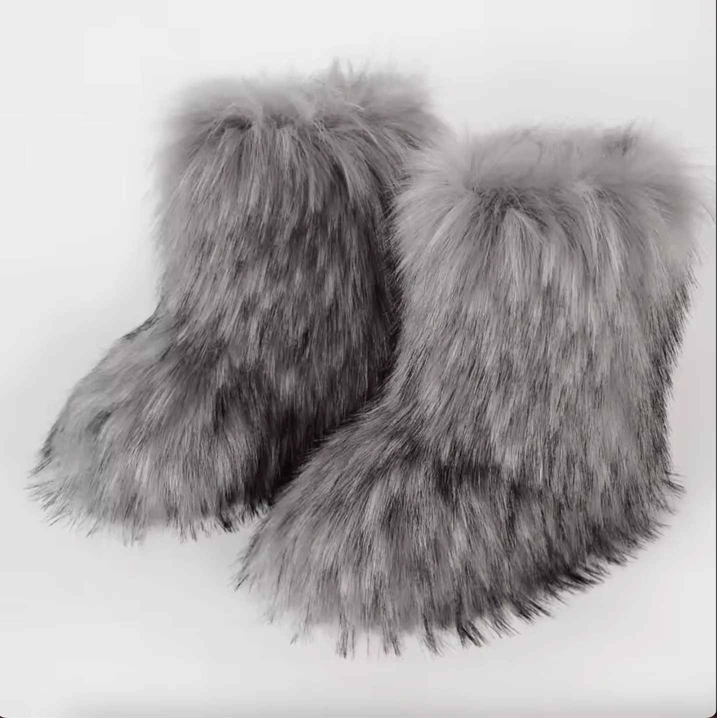 Thick-Soled Fur Boots Adidas Team Zissou Shoes