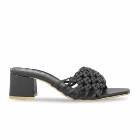 Tongue Slippers Black Formal Slipper FR8275
