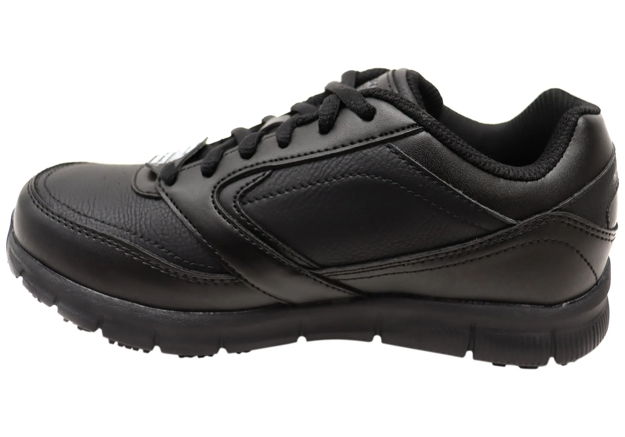 Skechers Womens Work Nampa Wyola Slip Resistant Wide Fit Shoes Adidas Yeezy Shoes Price