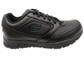 Skechers Womens Work Nampa Wyola Slip Resistant Wide Fit Shoes Adidas Lite Racer Adapt Wide Shoes