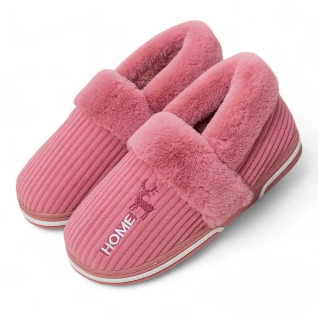 Columbia Slippers OCW Women Slippers Fluffy Comfortable Warm Plush Soft Non-slip Slides