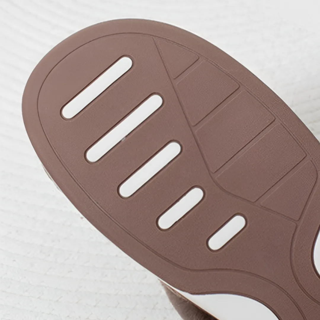 Slide Mules Shoes OCW Women Slippers Fluffy Comfortable Warm Plush Soft Non-slip Slides