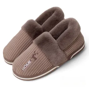 OCW Women Slippers Fluffy Comfortable Warm Plush Soft Non-slip Slides Longhorn Slippers