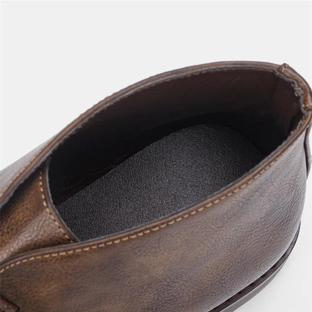 Best Anti Fatigue Work Boots Color Brushed Large Size Desert Boots Men