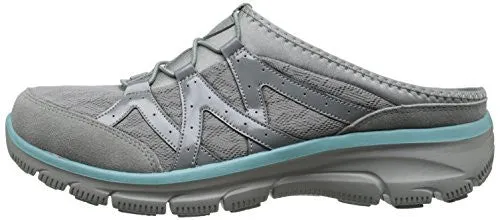 Skechers Women's Easy Going Repute Mule, Grey, 9 M US Adidas Shoes Collaborations