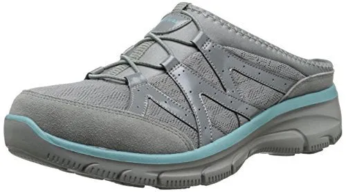 Skechers Women's Easy Going Repute Mule, Grey, 9 M US Adidas Shoes For Workout