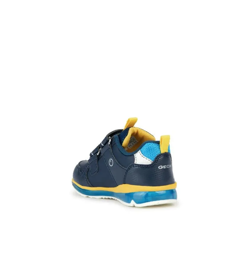 Geox Infant Boys Navy Runner B3584A Asics Shoes With Wide Toe Box