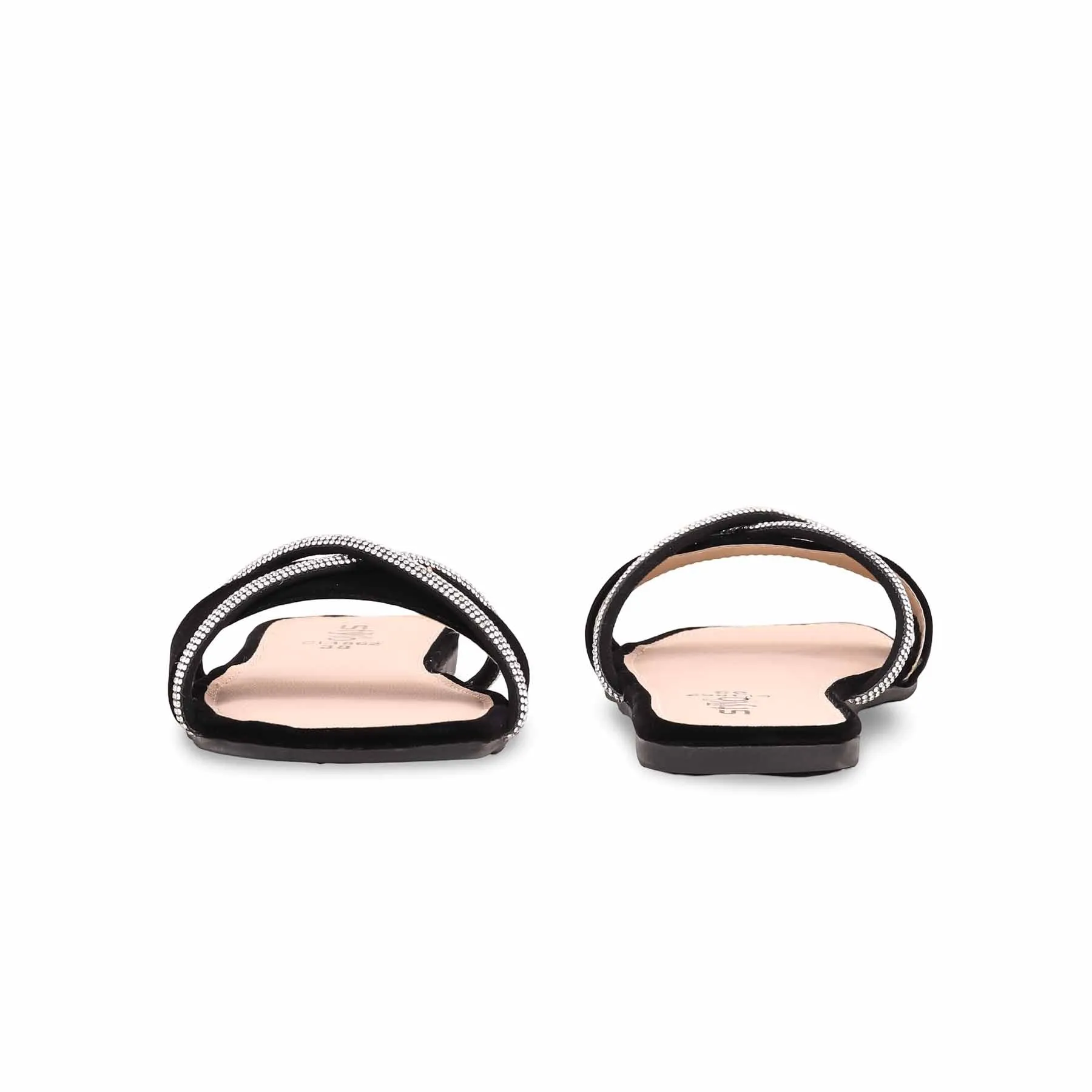 Bowser Slippers Women's Black Casual Slipper CL1862