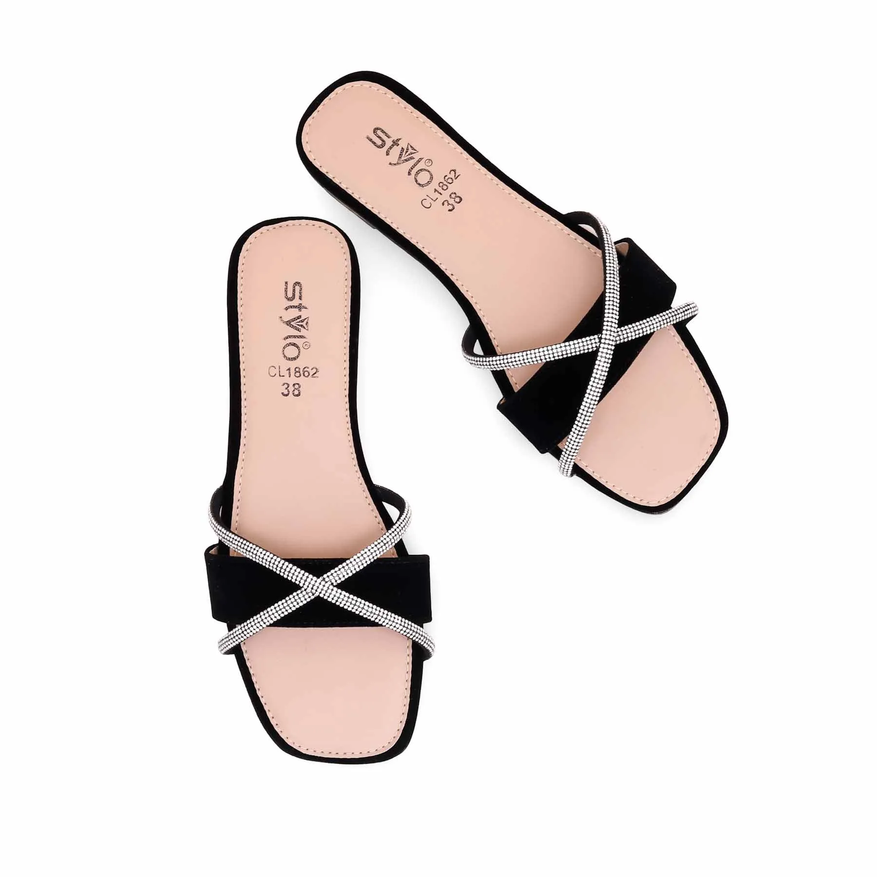 Sheepskin Boston Slippers Women's Black Casual Slipper CL1862