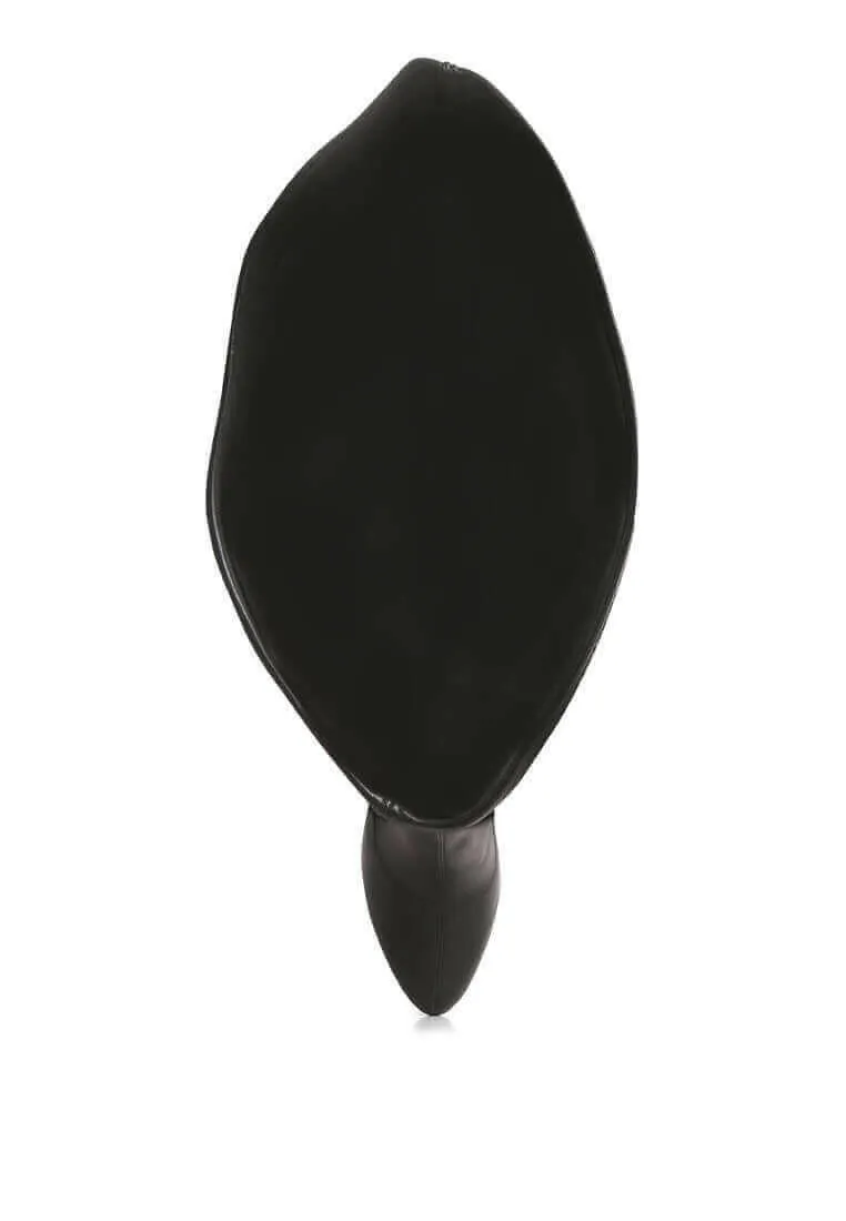 Cougar Cold Weather Boots confetti stretch pu high heel long boots