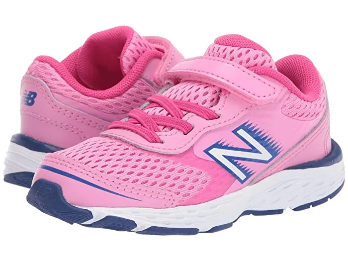 New Balance 550 Journeys Girls Velcro 680 Running Shoe (Infant/Toddler) Candy Pink/Exhuberant Pink