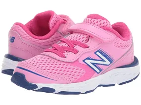 Girls Velcro 680 Running Shoe (Infant/Toddler) Candy Pink/Exhuberant Pink New Balance 9060 Grade School