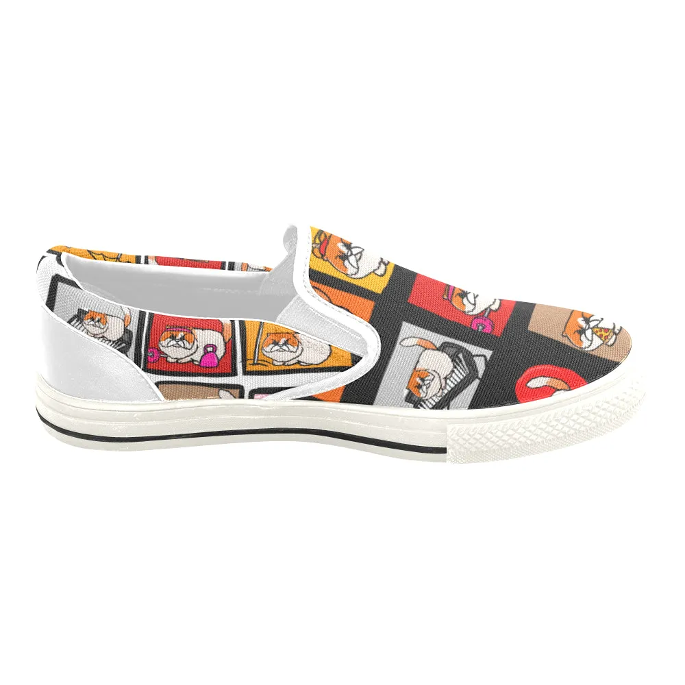 Black High Heeled Mary Janes Dash the Cat Slippys