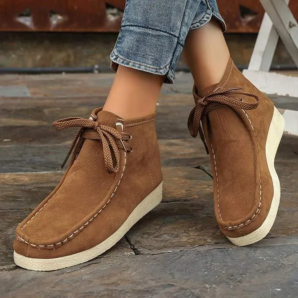 Women's High-Top Lace-Up Casual Shoes 89023456C Adidas Road Running Shoes