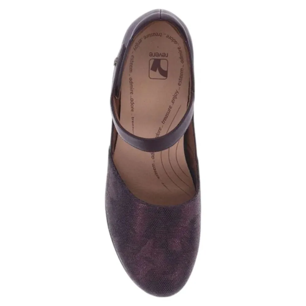 Revere Osaka Espresso Angle Mary Jane Shoe (Women's) Women's Professional Dress Shoes